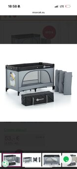 Cestovna postielka Pettie and Mars - 2