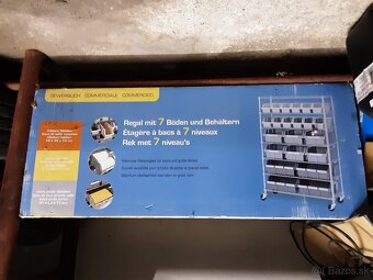 Regál na drobné súčiastky - 2