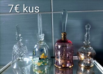 Retro sklo - modré, ružové - 2