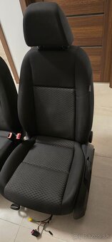 Predám sedačky VW Golf 6 - Látka – Komplet - 2