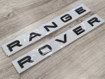 Nápis, logo Range Rover cierny lesklý - 2