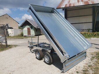 Prívesný vozík-hydraulický sklápač 2700kg - 2