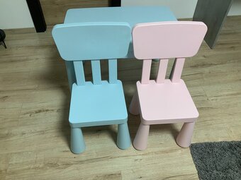 Stol a 2x stolicka - Ikea seria Mamut - 2