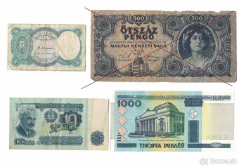 Zbierka bankoviek po 2 eura a 3eur - rôzne - 2