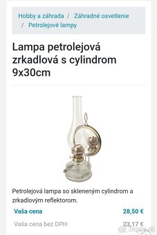Petrolejova lampa na stenu - 2
