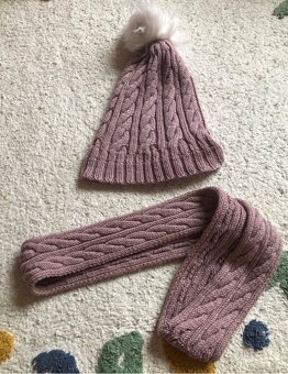 —————-Fialová handmade súprava, 2 - 4 roky, 4 E——— - 2