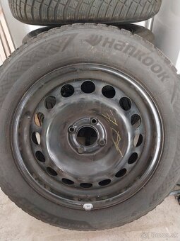 Plechové disky CROSSLAND X 2017 so zimnými pneu - 2