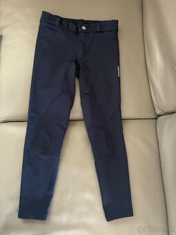 Jazdecké nohavice detské (tmavomodré)-8rokov - 2