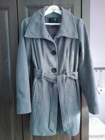 Jesenné kabáty sivý a bordový Tally Weijl - 2