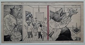 Ladislav Guderna - karikatúra (1954) - 2