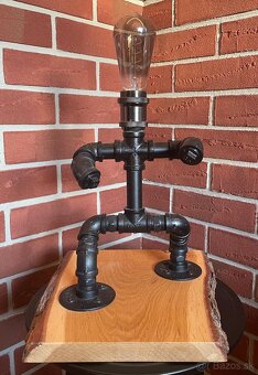 Jedinečná industriálna lampa – panáčik - 2