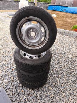 Plechove disky R14 ET38 s Letnymi pneu 185/60 r 14 Dot 5021 - 2