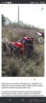 Predam profi mulcovac F 600 Honda- Znizena cena - 2