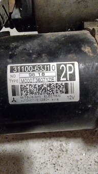 Predam starter suzuki sx4 1.6 88kw, m16a. - 2