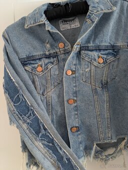 Rifľová bunda zn. ZARA - 2