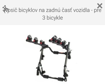 Nosič bicyklov - 2