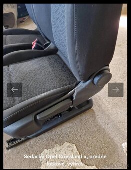 Sedacky Opel Crossland x predne - 2