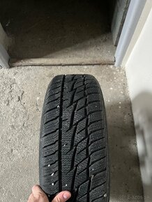 4x Plechové disky R15 5x100 + zimné pneumatiky 185/55 R15 - 2