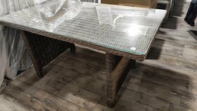 Stôl ratanový 80x140 - 2