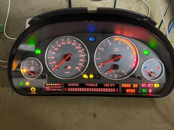Budíky prístrojový panel BMW E39 M5 Tachometer 300km/h - 2