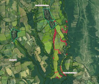 Dolný Dačov Lom – 105.000 m2 LESOV (18,5% z URBÁRU) - 2