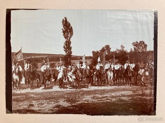 Václ. Bartoň - Na svatbě (1906) 4 orig. fotografie - 2