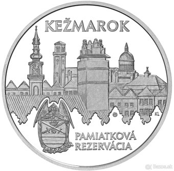 20 Euro Kezmarok Pamiatkova rezervacia, strieborna minca - 2