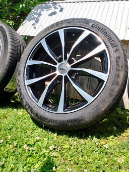 Hliníkové alu disky MAK 5x112 s novými letnými pneu - 2
