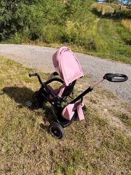 Kinderkraft EasyTwist trojkolky ružová - 2