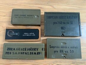 Zbrojarské mierky, suprava měrek a nářadí vz.82 vz82 a vz58 - 2