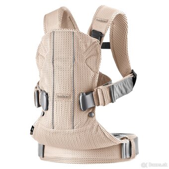 BABYBJORN ONE AIR Ergonomický nosič Pearly Pink 3D Mesh - 2