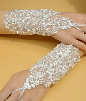 Krajkové rukavičky na prst pre deti aj dospelé - 2