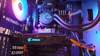 Vykonný herný PC i3 7350k, AORUS RX 570 - 2