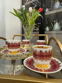 Retro šálky z luxusnej edície  Chodov ČSSR ako nové - 2