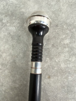 špacírka s kordom , striebro Silver sterling 100cm - 2