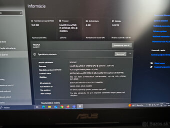 Predám ASUS ROG STRIX GL502 - 2