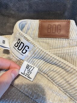 Dámske nohavice manchestrove - 2