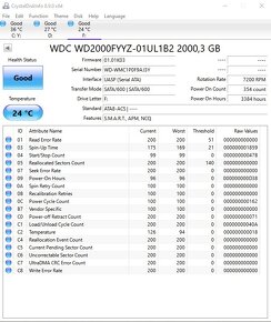 WD 2TB disk 3,5 - 2