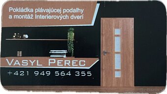 Pokládka plávajúcej podlahy a montaž interiérových dveri - 2