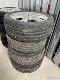 Predám letné disky s pneumatikami 215/45 R16 - 2