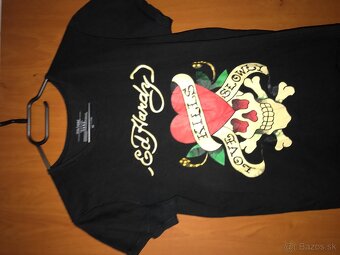 ED HARDY originál damske tricko S/M - 2