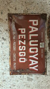 smaltovane tabule Palugyay - 2