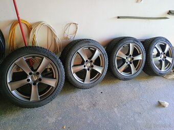 Hliníkové disky R17+zimné pneumatiky 5x112 - 2