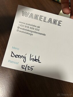 Celodenny listok na wake / Wakelake Zlate Piesky - 2