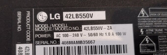Predám TV LG42LB550V - 2
