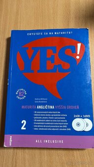 Predám učebnicu Angličtina YES 1 a 2 - 2