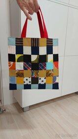 EKO detská patchworková taška s podšívkou handmade - 2