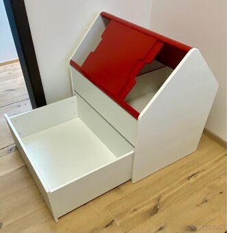 Domček nový IKEA VITBJOERN, skrinka na hračky - 2