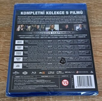 Blu-ray Jason Bourne kompletní kolekce 5 filmu - 2