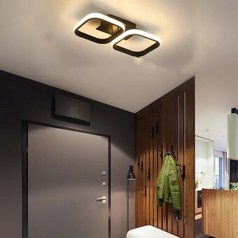 Stropné LED svietidlo - čierna, biela 36W - 2